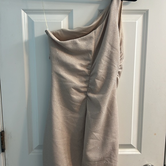 One Shoulder Glittery Dress - Picture 2 of 3